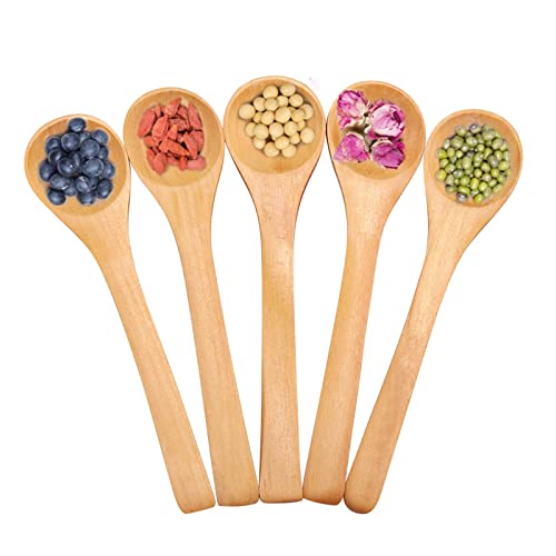 Bonbela 30pcs Mini Holz Löffel Küchengewürz Werkzeug von Bonbela