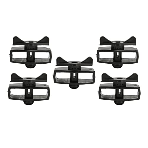 Bonbela 50pcs Electric Zaun Draht Anstrahlung Tragbarer Zaundraht Anstrahlung Garten Elektronischer Zaunlegierungdrahtspanner (Schwarz) von Bonbela