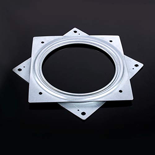 Bonbela 6 -Zoll -Quadratmetall Drehdrehbarer TV TV Schreibtisch Lazy Susan Plattentischlager von Bonbela