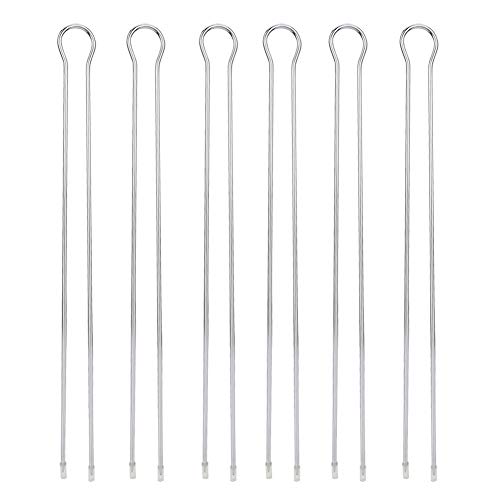 Bonbela 6pcs Spieße BBQ Grillgabel Metall BBQ Grillgabel Sticks Spieß Grill Set Outdoor Picknick Camping Barbecue Bonbela 6pcs Spieße BBQ Grillgabel Metall BBQ Grillgabel Sticks Spieß Grill Set Outdoor Picknick Camping Barbecue von Bonbela