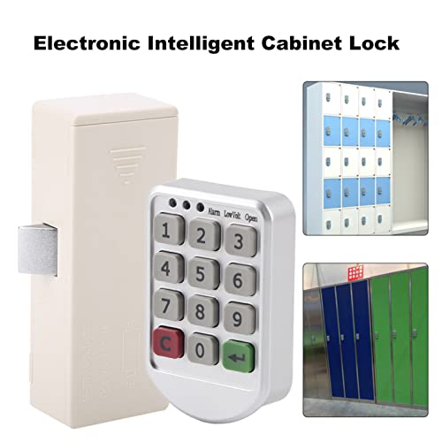Bonbela ABS -Kunststoff -Panel Digital Electronic Intelligent Kennwort Tastatur Number Kabinett Türcode Schloss von Bonbela