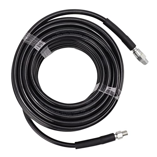 Bonbela Abwasserkit - 5800psi Abwasserkit M22 1/4 Zoll Abwasserkanal Düsen Kit 15m Druck Waschmaschine Abwasserscheibe Kit für Abwassertoilette von Bonbela