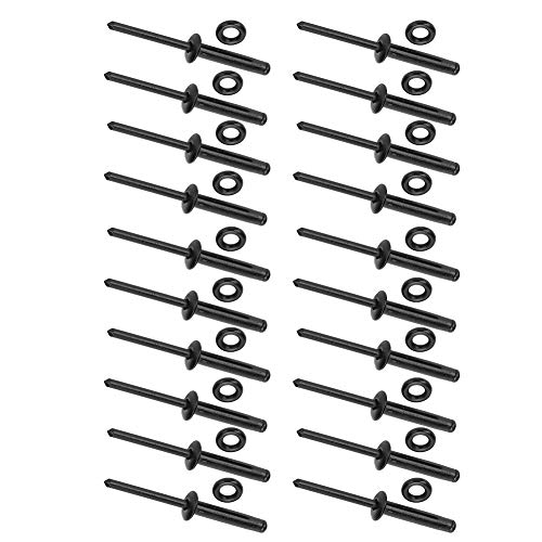 Bonbela Aluminium -Pad -Eye Nietkit mit O und 8209 Form Waschmaschinen Wasserdichtes Zubehör für Kajak von Bonbela