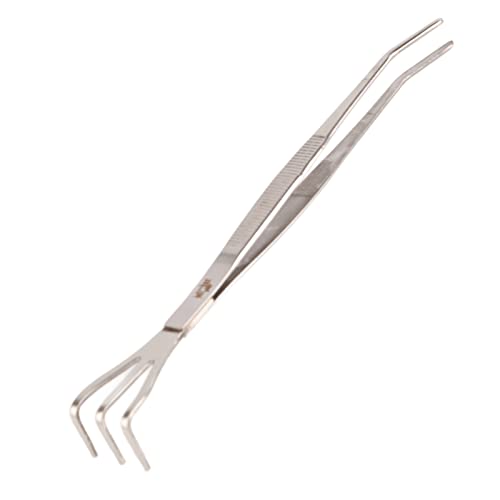 Bonbela Bonsai -Werkzeug 2 in 1 Edelstahl Wurzel Wurzel Rake Bonsai Pinzettenboden -Landwirtschaft Tool mit Ergonomischem Griff Bonbela Bonsai -Werkzeug 2 in 1 Edelstahl Wurzel Wurzel Rake Bonsai Pinzettenboden -Landwirtschaft Tool mit Ergonomischem Griff von Bonbela