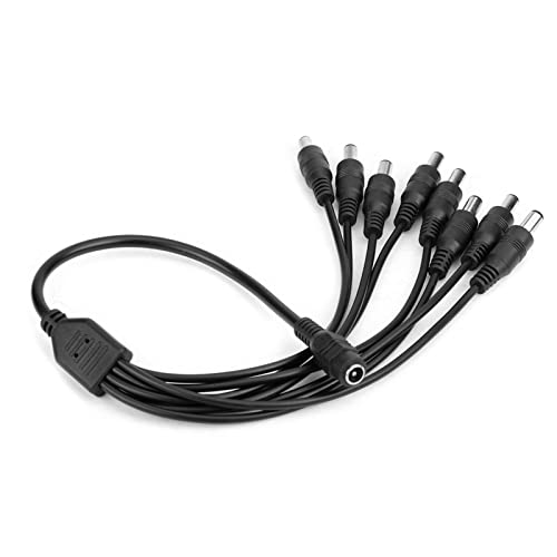 Bonbela CCTV -Stromspaltung CCTV -Netzteil 22 × 15 × 3 DC 12V Frauen Bis Männliche Stromversorgungssplitter Kabel Adapter Konverter für Kamera Kamera Splitter Plug Netzteil Versorgung von Bonbela