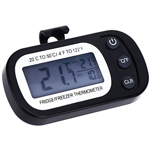 Bonbela Digital Kühlschrank Thermometer Gefriererthermometer Minus 20 Bis 50 ℃ Großes LCD -Display -Kühlschrank Thermometer IPX3 Wasserdichtemometer mit Magnetischem Rücken Bonbela Digital Kühlschrank Thermometer Gefriererthermometer Minus 20 Bis 50 ℃ Großes LCD -Display -Kühlschrank Thermometer IPX3 Wasserdichtemometer mit Magnetischem Rücken von Bonbela