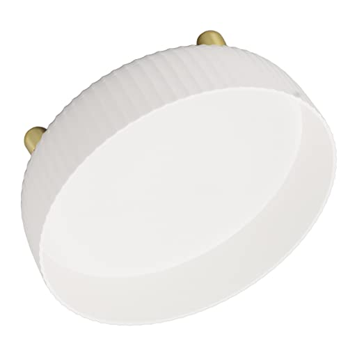 Bonbela Drehes Gewürzregal 360 Grad Rotierender Speicherregal Organizer Runde Kosmetische Gewürzregal Plattenteller für Küchenschrank Speisekammer (Weiß) von Bonbela