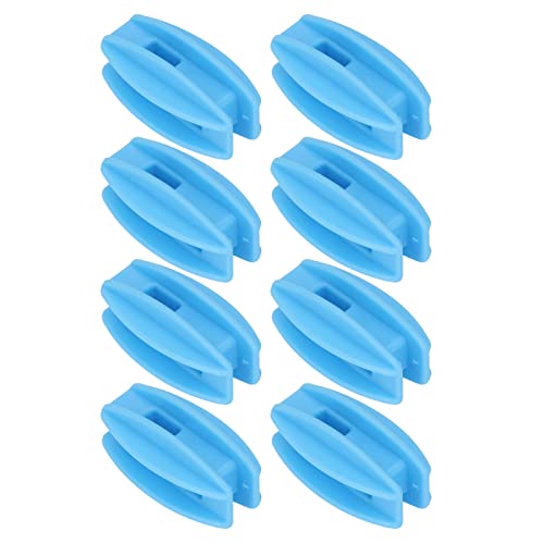 Bonbela Eckpostzaun Isolator 100pcs Elektrischer Zaun -Isolator Wetterfestes ABS -Quadratrohr nach für Stahldraht (Blau (Silikon)) von Bonbela