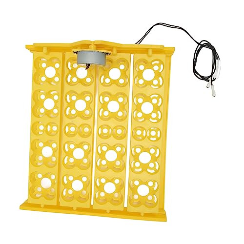 Bonbela Eierschale, Entenei -Inkubatorschale für 16 Eier 16 Wachtel -Eier Schlüpfen, Plastik -Eierbrather -Tablett, mit Geräumigem Design für die Luftzirkulation (DC12V) von Bonbela