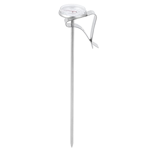 Bonbela Einstellbare Kaffeeschaum -Thermometer -Temperaturmesser mit Clamp/Holder Küchenwerkzeugsshort Typ (Lang) von Bonbela