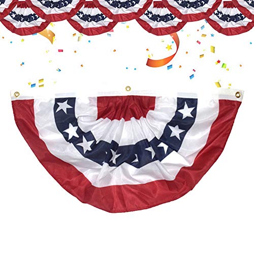 Bonbela Garden Fahnenmast USA Fan Flagge Patriotische Stars Streifen Flagge Outdoor Dekoration von Bonbela