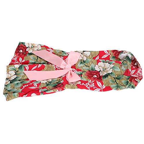 Bonbela Haustier Sommer Süße Kleidung Mädchen Dog Polyester ärmellose Rockkleider mit Bug auf Dem Rücken (XZD300 rot Xs) von Bonbela