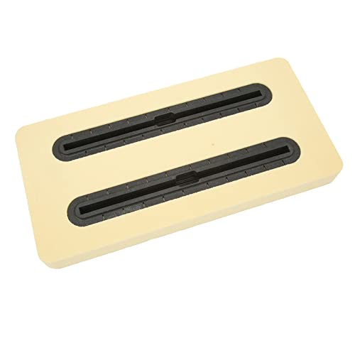 Bonbela Hydrofoil PVC -Schaumbox Wassertoil -Halterbox Wassertoilhalterungsschiene Stabiler Wasserdruck mit UV -resistentem Leichtgewicht mit 1 Schaumstoffbasis 2 -Gleisboxen für (Schwarz) von Bonbela