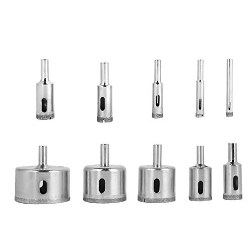 Bonbela Kernbohrer Bit 10pcs Set Diamant Beschichtetes Kernbohrer Bit 6~50 Mm Lochsäge für Fliesen Keramikglas Porzellan Marmor Bonbela Kernbohrer Bit 10pcs Set Diamant Beschichtetes Kernbohrer Bit 6~50 Mm Lochsäge für Fliesen Keramikglas Porzellan Marmor von Bonbela