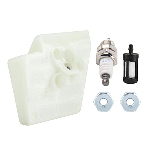 Bonbela Kit -Filter 12x10x4 Kettensägenluftfilter Zündkerzenstabmuttern Kraftstofffilter Kit für 026 MS260 Kettensäge Bonbela Kit -Filter 12x10x4 Kettensägenluftfilter Zündkerzenstabmuttern Kraftstofffilter Kit für 026 MS260 Kettensäge von Bonbela