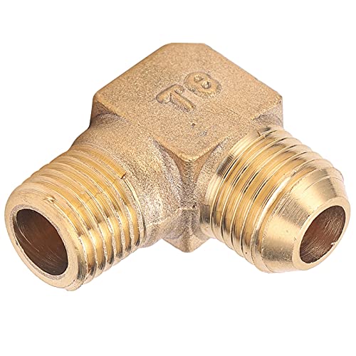 Bonbela Luftkompressor Ellbogen Rechtwinkliger Messinganpassung 90 Grad Gewindeanschluss 13x14 Mm mit Hochdruckwiderstand für Pneumatische Systeme von Bonbela