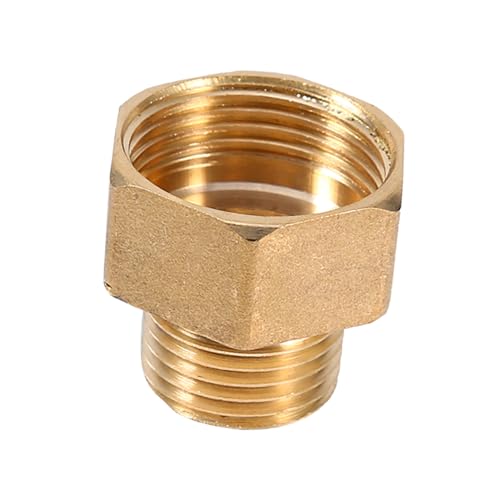 Bonbela Messingrohranpassungs-Messing-Hex-Buchsen-Reduzieradapter 1/2bSPT Männlich Bis 3/4bSPT Weiblicher Faden mit Haltbarem Korrosionsresistenten Messingmaterial für Bonbela Messingrohranpassungs-Messing-Hex-Buchsen-Reduzieradapter 1/2bSPT Männlich Bis 3/4bSPT Weiblicher Faden mit Haltbarem Korrosionsresistenten Messingmaterial für von Bonbela