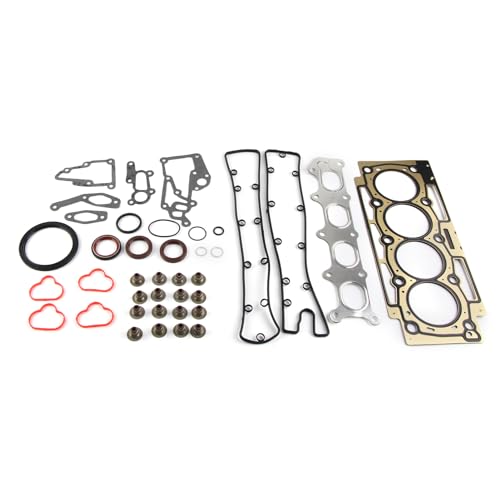 Bonbela Motordichtungskopf -Set Ersatz, C4 C5 C8 Ausweichen Jumpy Xsara, Scudo Ulysse, Lancia Phedra Zeta, Bestehend aus Aluminiumlegierung und Gummi -Material von Bonbela