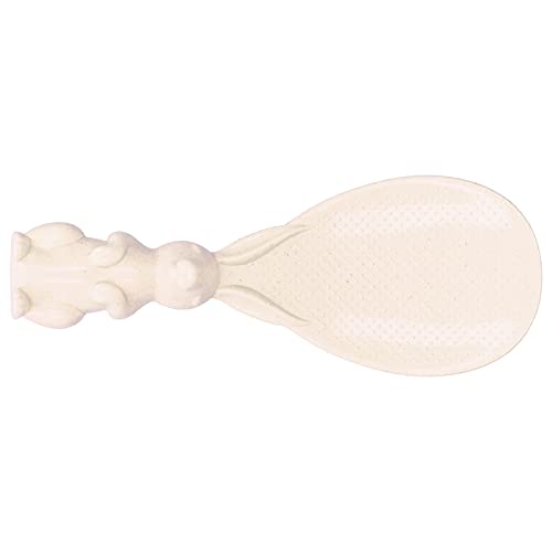 Bonbela Niedlicher Hasen Non -Stick -Reislöffel Dreizbarer Ständiger Kaninchenreisschaufel für Reiskocher (Beige) von Bonbela