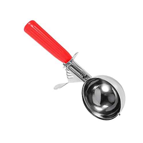 Bonbela Praktischer Edelstahl -Frucht -Eisschaufel Löffel mit Plastikgriff Küchenwerkzeug (5.2 cm) von Bonbela