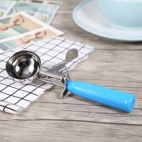 Bonbela Praktischer Edelstahl -Frucht -Eisschaufel Löffel mit Plastikgriff Küchenwerkzeug (5.7 cm) von Bonbela