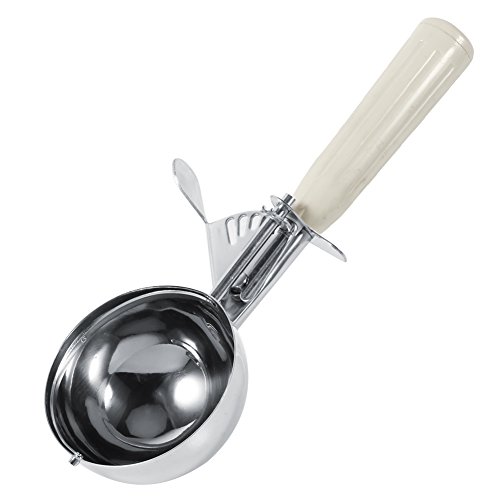 Bonbela Praktischer Edelstahl -Frucht -Eisschaufel Löffel mit Plastikgriff Küchenwerkzeug (6,8 cm) von Bonbela