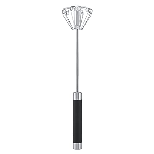 Bonbela Rotatable Whisk Whisk - Edelstahl Anti -Rost Langable Rotatable Manual Purt Egg Eggeser Bonbela Rotatable Whisk Whisk - Edelstahl Anti -Rost Langable Rotatable Manual Purt Egg Eggeser von Bonbela
