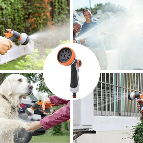 Bonbela Schlauchsprühgerät mit 9 Einstellbaren Bewässerungsmodi Bequemer Griff Hochdruck Gartenschlauchdüse für Gießen von Pflanzen Rasenflächen Waschen des Autos Bonbela Schlauchsprühgerät mit 9 Einstellbaren Bewässerungsmodi Bequemer Griff Hochdruck Gartenschlauchdüse für Gießen von Pflanzen Rasenflächen Waschen des Autos von Bonbela