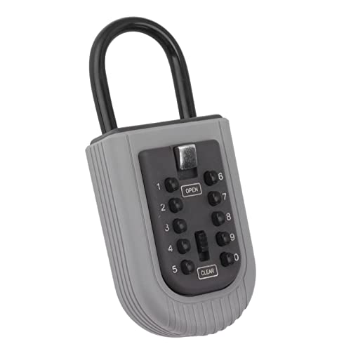 Bonbela Schlüsselverriegelungs -Box -Code Zugriff Wetterfestem Wandmontage Sicherheitsschlossschließkastenschließbox mit Haken für Heimauto von Bonbela