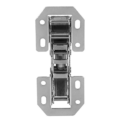Bonbela Schrankscharnier Gefaltet Verstecktes Scharnier 13 * 11 * 5 10 Pcs Set Einfach Installationstyp Schrankschrank Kleiderschrankstürmöbel Ecke Gefaltetes Scharnier von Bonbela