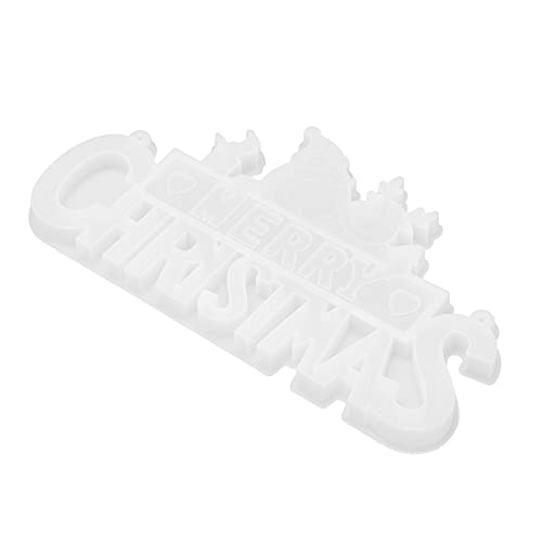 Bonbela Silikonform Harzform Weihnachtshängeform DIY-Handwerk für Epoxidharz-Wachssecken mit Einfacher Sauberer Surface Feiertagendekoration von Bonbela