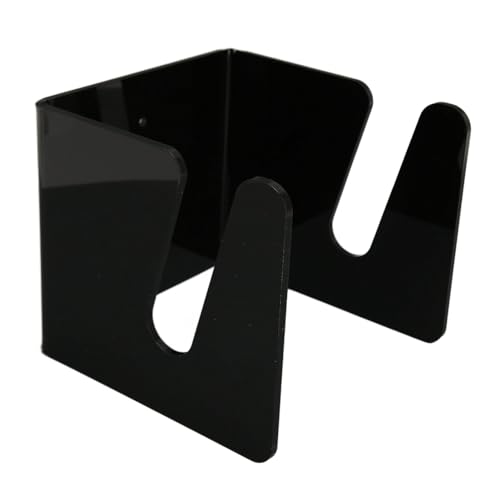 Bonbela Skateboard -Wandbaugruppe Acrylbildschirm Lagerhalterhalter Innenhome Dekoration (Schwarz) von Bonbela