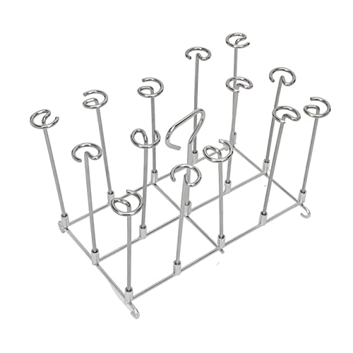 Bonbela Spießstand, Fritteusspieß Ständer Gleichmäßiger Kochrostwiderstand Edelstahl Vertikaler Spieß Ständer für Hühnerfleisch Bonbela Spießstand, Fritteusspieß Ständer Gleichmäßiger Kochrostwiderstand Edelstahl Vertikaler Spieß Ständer für Hühnerfleisch von Bonbela