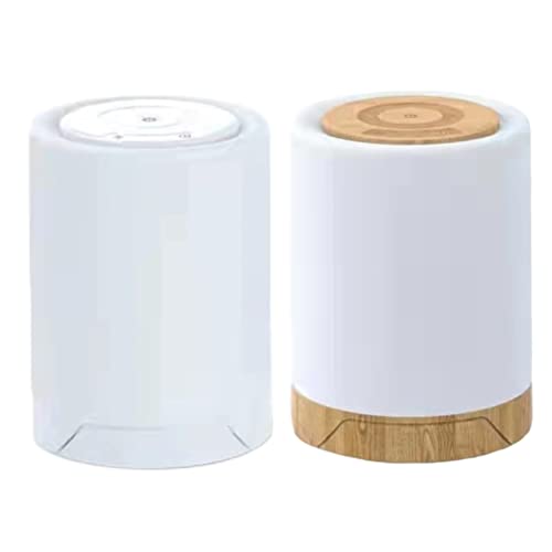 Bonbela Tischlicht - LED -Touchlampe USB Wiederaufladbarer Tisch Nachtlampen Dimmbare RGB Warme Weiße Nachtlichter für das Wohnzimmer Im Freien Im Freien (Weiß) von Bonbela