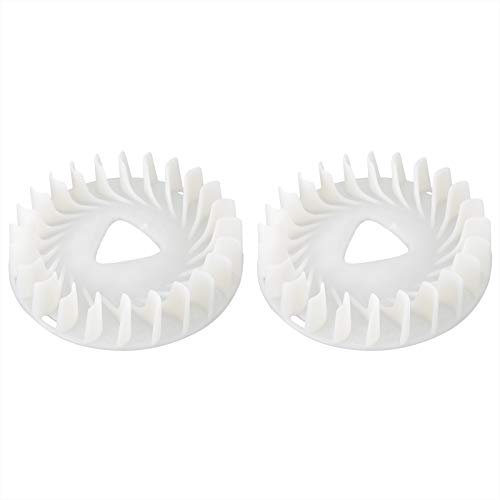 Bonbela Wasserpumpe Schwungradkühlungslüfter 2PCS 5 KW 6,5 KW Motor Schwungradkühllüftermesser für 188F/190F Benzinmotorgenerator Teile Angepasst von Bonbela