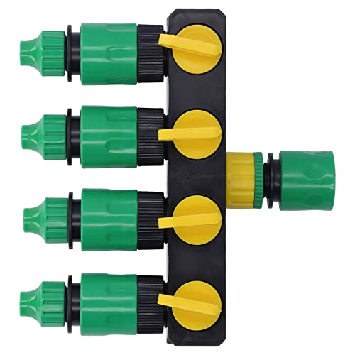Bonbela Wasserschlauchabscheider ABS -Material 4 -Way Edelstahl Dauerhafter Gartenbewässerung Wasserhahn Wasserhahnabscheider für die Patio Farm Bonbela Wasserschlauchabscheider ABS -Material 4 -Way Edelstahl Dauerhafter Gartenbewässerung Wasserhahn Wasserhahnabscheider für die Patio Farm von Bonbela