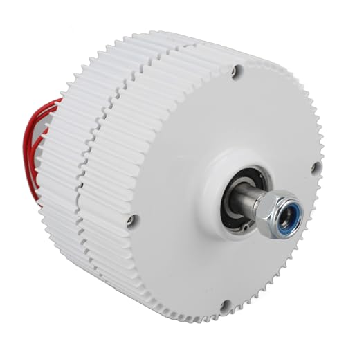 Bonbela Wechselstrom -Lichtmaschinen -Elektromotor Permanentmagnet Synchronmotor Doppelwelle 3 Phasen Wechselstrom Generator 12 V Vertikaler oder Horizontaler Windkraftanlage (300W) von Bonbela
