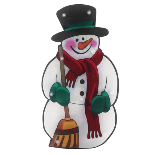 Bonbela Weihnachten Beleuchtete Dekoration Schneemann LED -Fensterhängehänge mit Saugnapfbecher für Szenenlayout Bonbela Weihnachten Beleuchtete Dekoration Schneemann LED -Fensterhängehänge mit Saugnapfbecher für Szenenlayout von Bonbela