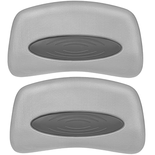 Bonbo Valet Chevron Spa-Kissen mit Einlage, 6472–960, passend für Sundance 850 und 880 Serie Spa (2001–2008), 2 Stück, Grau, Polyurethan (PU), Entspannung und Unterstützung in einem Whirlpool oder Spa von Bonbo