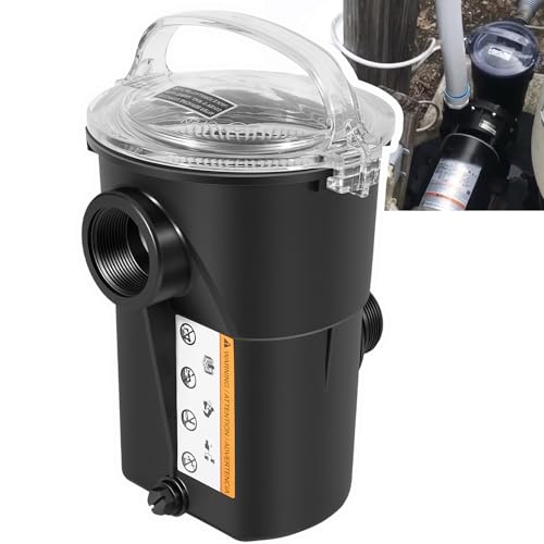 SP1516 Pumpensiebgehäuse, Deckel & Korb für Hayward Power-Flo LX oberirdisch und für Power-Flo II selbstansaugende Poolpumpe, Siebmontage 1-1/2 FIP x 1-1/2 MIP Zoll Anschlüsse von Bonbo
