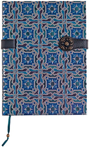 Boncahier 105012 Notizbuch 17.5 x 13 cm, 144 Seiten, liniert, Portugal Motiv, blau kariert von Boncahier