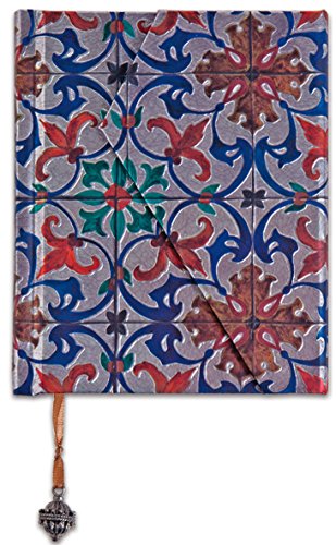 Boncahier 106013 Notizbuch 12.5 x 10 cm, 144 Seiten, liniert, Alfama Motiv, violett/rot von Boncahier