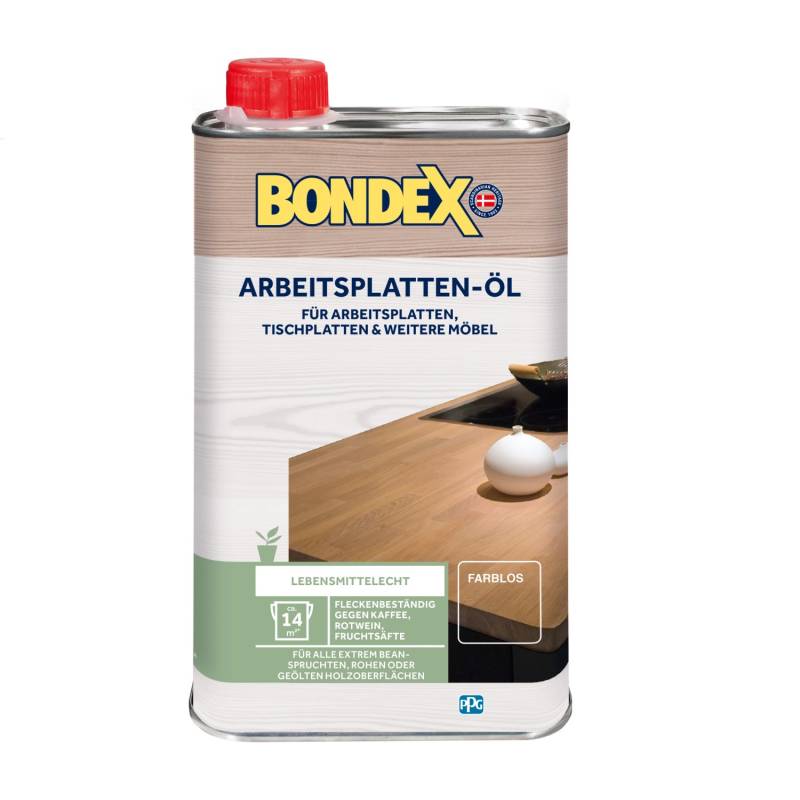 Bondex Arbeitsplatten-Öl Transparent 500 ml von Bondex