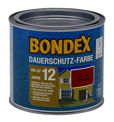 Bondex Dauerschutzfarbe Signalrot RAL 3001, 0,5L von Bondex