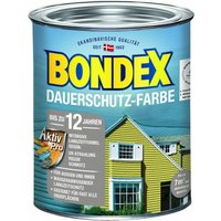 Bondex Dauerschutz-Holzfarbe 750 ml, schneeweiß Holzschutzfarbe Holzschutz von Bondex