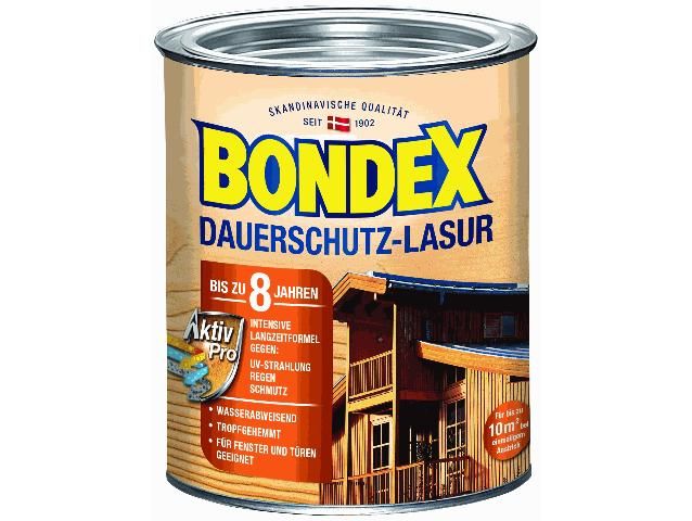 Bondex Dauerschutz Lasur 750 ml grau von Bondex
