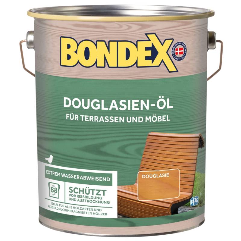 Bondex Douglasien-Öl Holzschutz für außen matt 4 l von Bondex