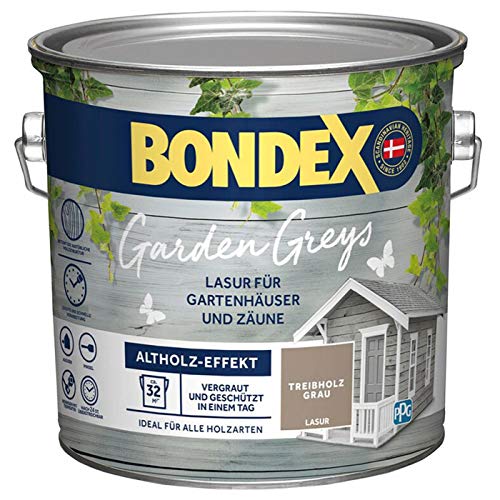 Bondex Garden Greys Lasur Treibholz Grau 2,5 l - 434127 von Bondex