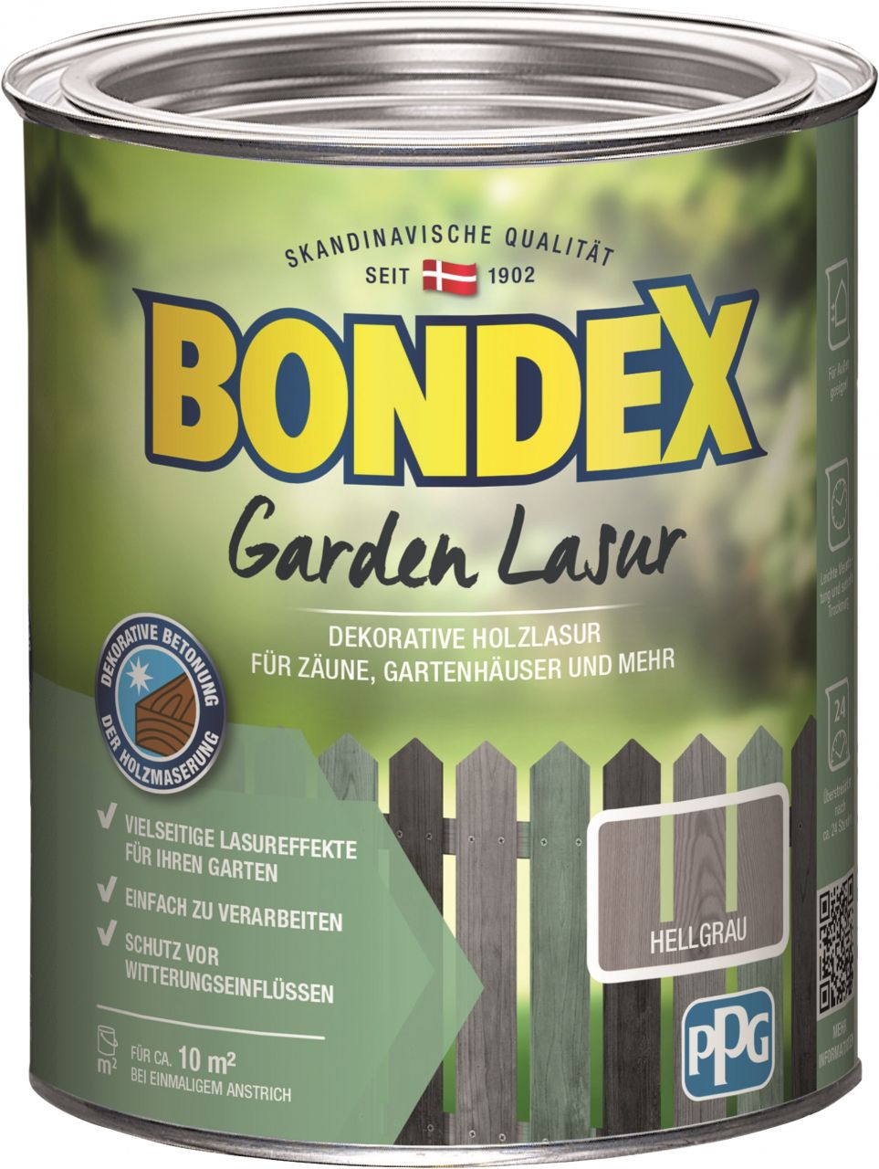 Bondex Garden Greys Lasur Treibholz Grau 750 ml von Bondex