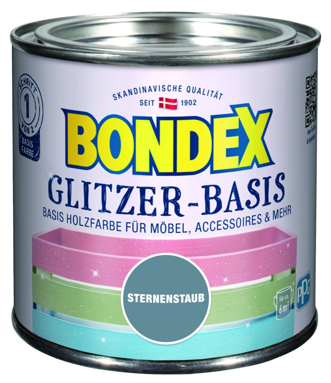 Bondex Glitzer-Basis 500 ml basis sternenstb von Bondex